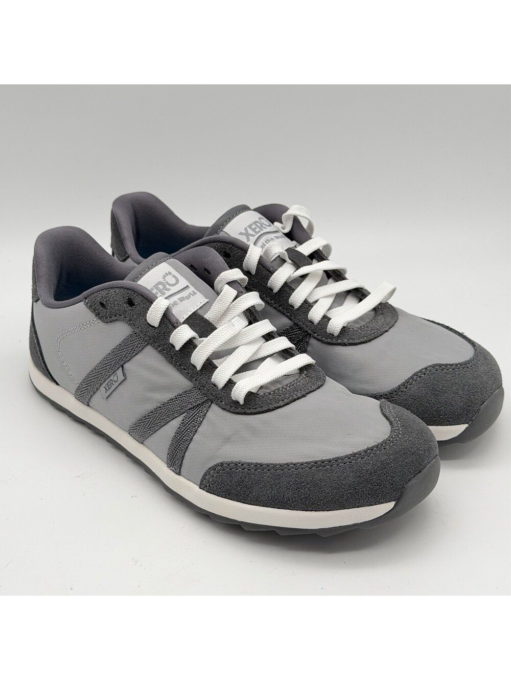 Xero Shoes Wynn Womens 8 Alloy Steel Gray Barefoot Minimalist Zero Drop Sneaker